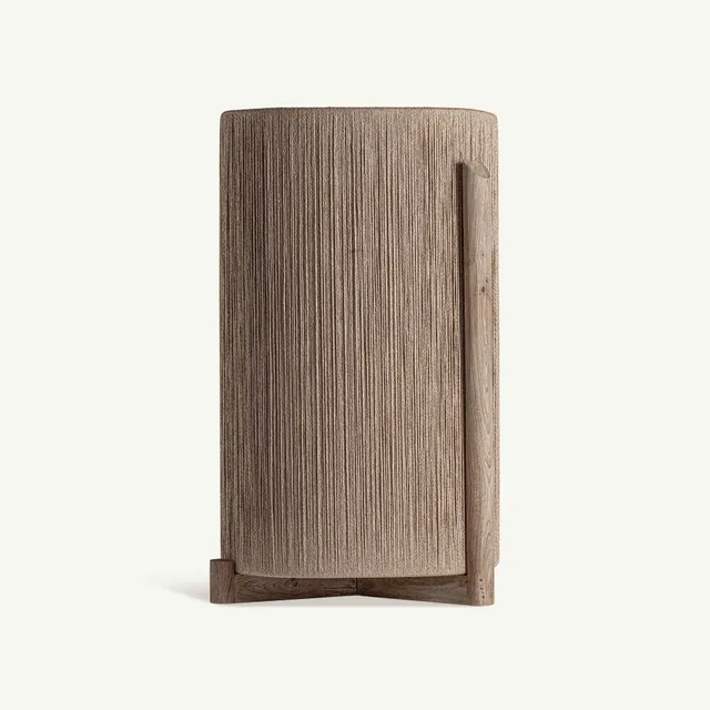 Bambua Jacquard Plant Pot XL portavaso legno mango