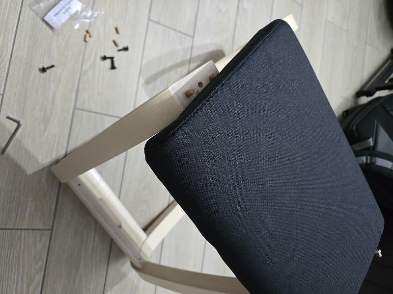 Varier Variable sedia ergonomica naturale blu a dondolo