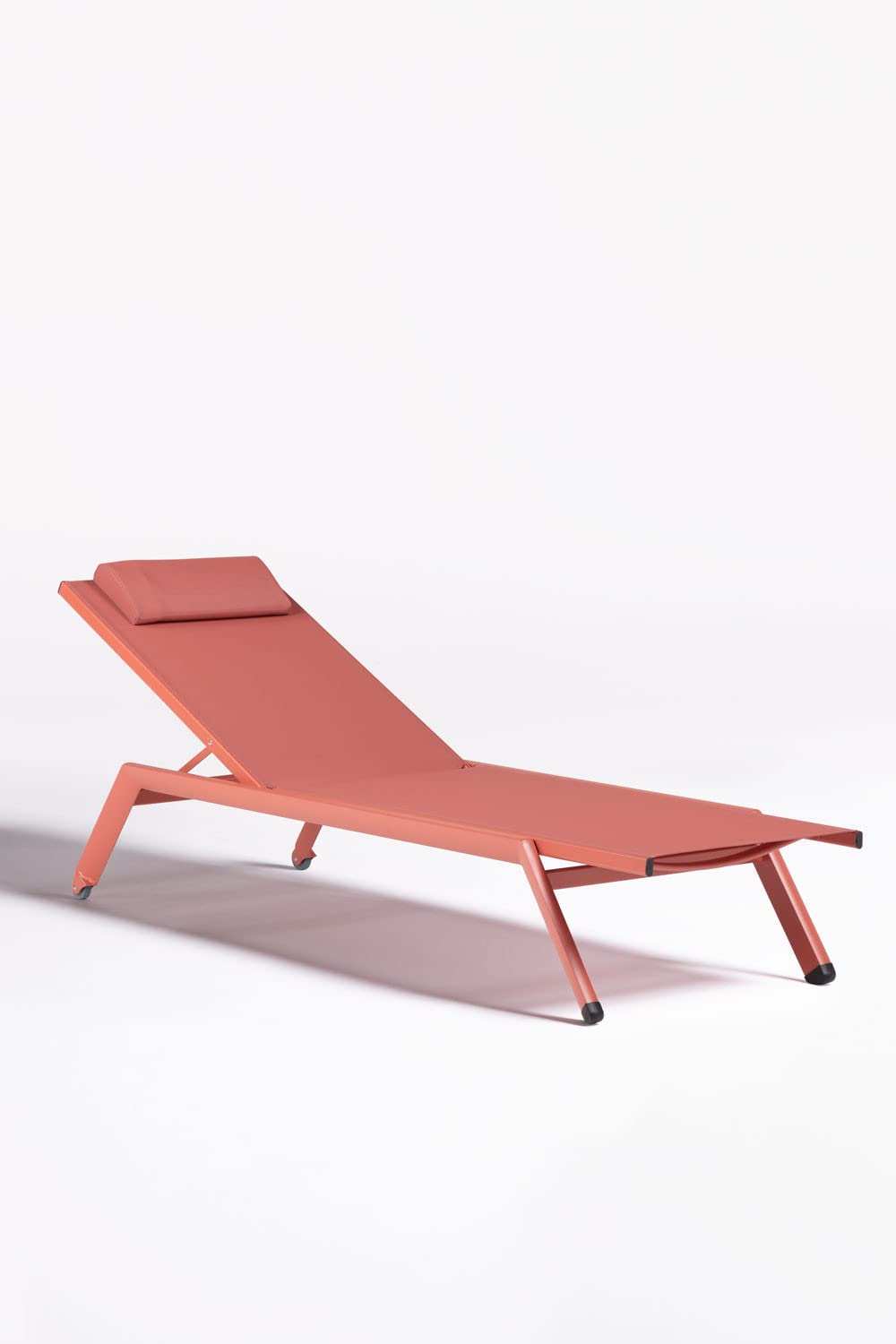 Sklum Oggy Lettino Reclinabile Terracotta
