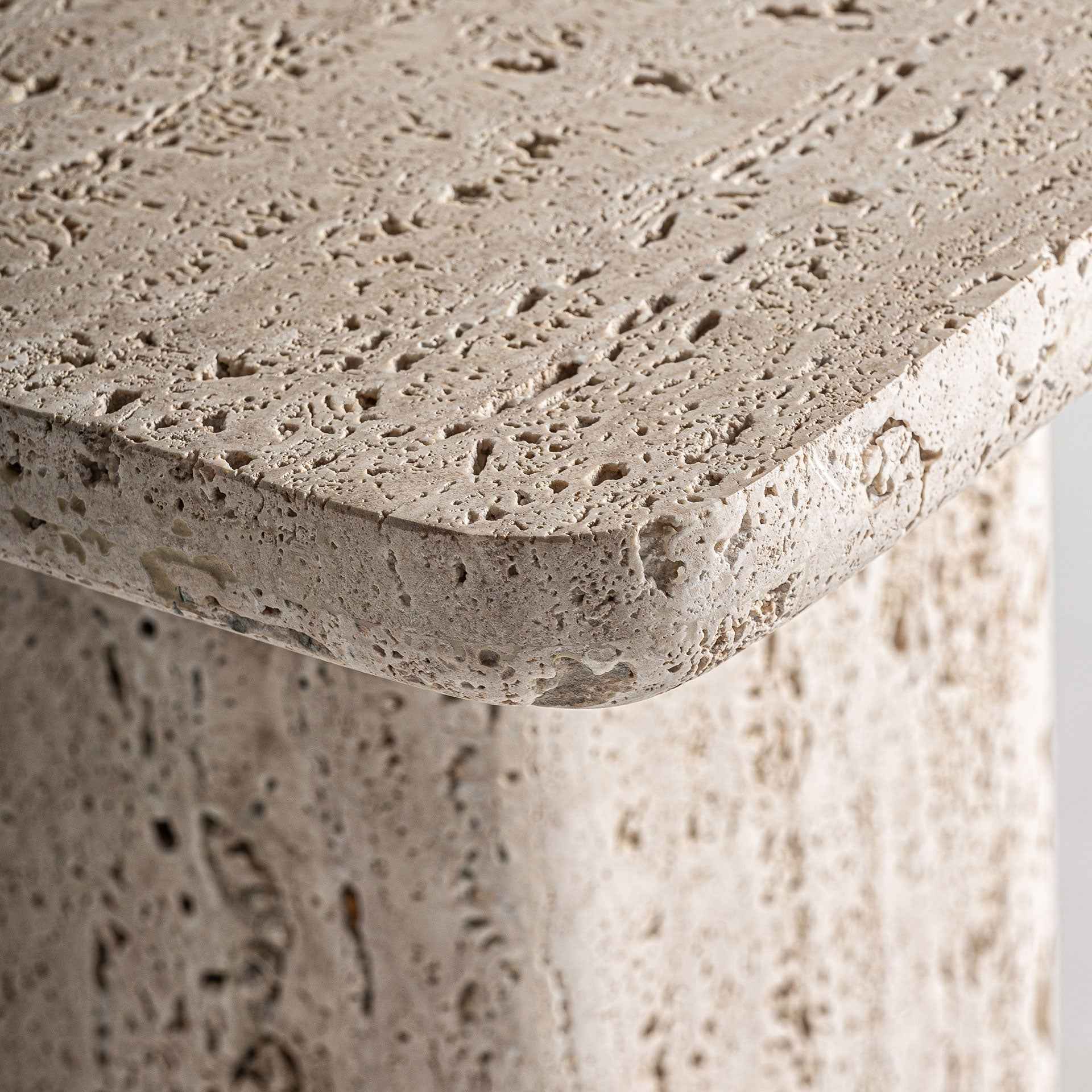 Bambua Theuville tavolino travertino beige