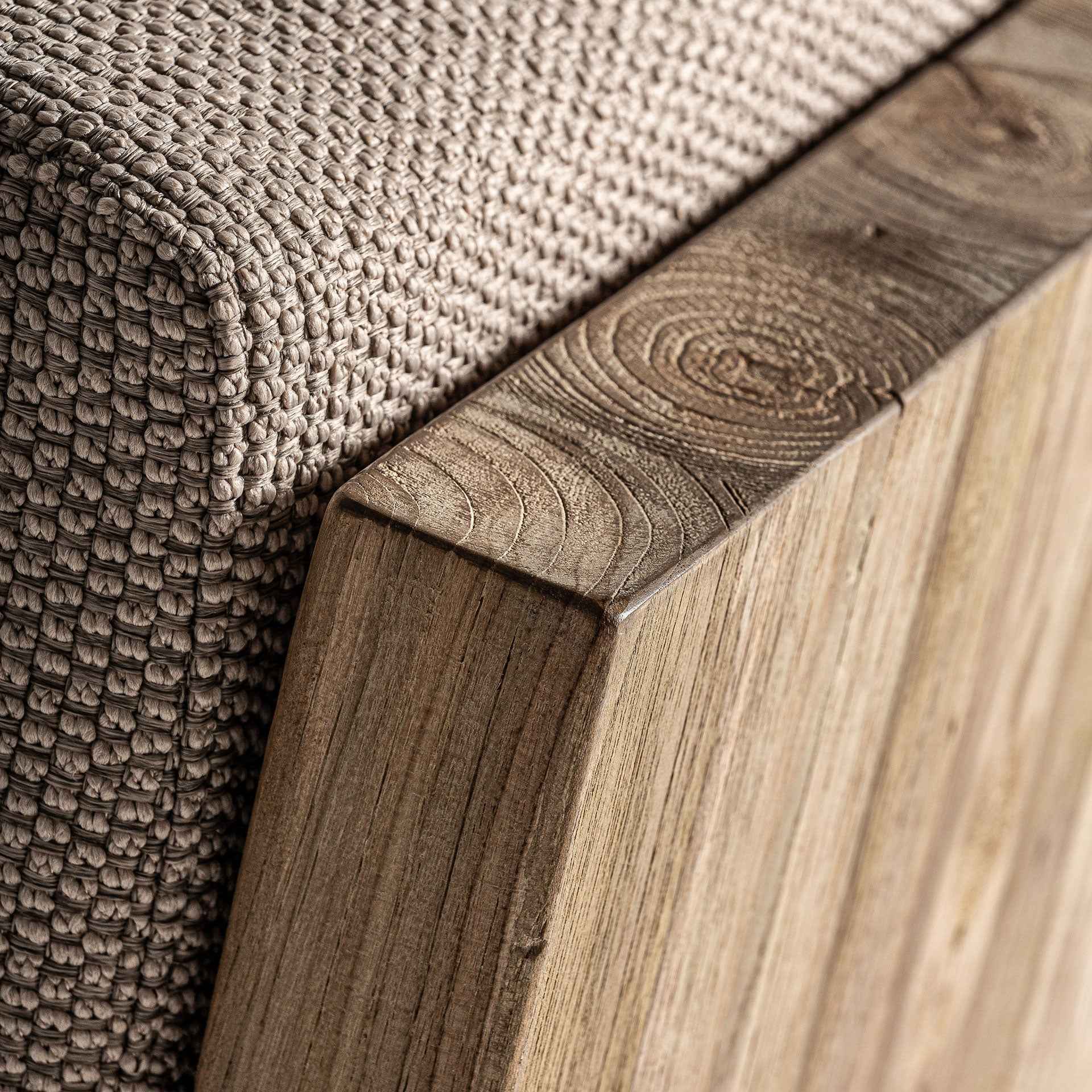 Bambua Pure poltrona legno beige da esterno