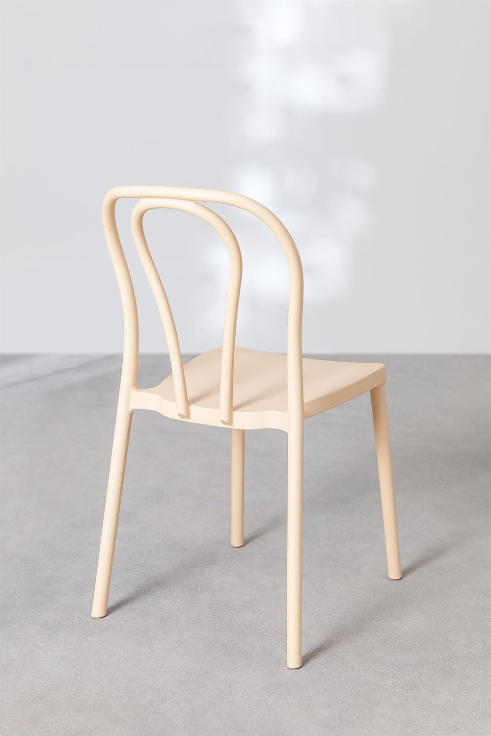Sklum Mizzi Sedie da Pranzo Beige 2 Pezzi Impilabili