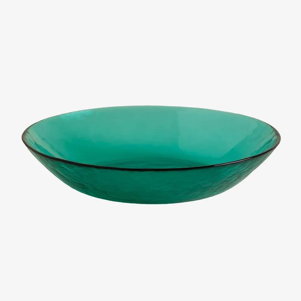 Sklum Yelena piatti fondi vetro 4 pezzi Ø21,5 cm