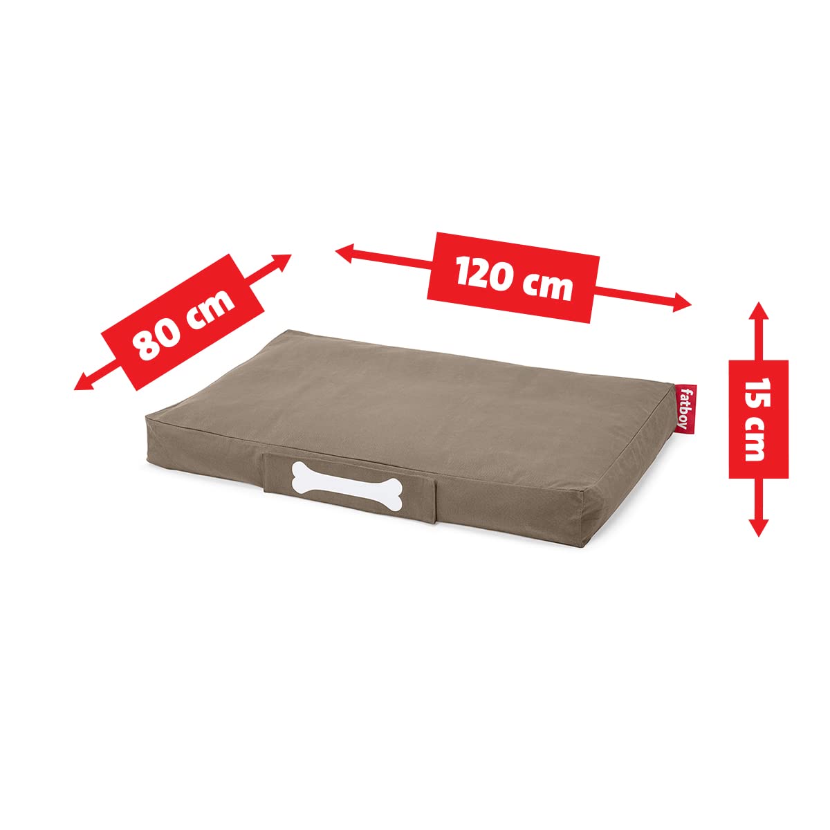 Fatboy Doggielounge Cuccia per Cani Large 120x80 Marrone