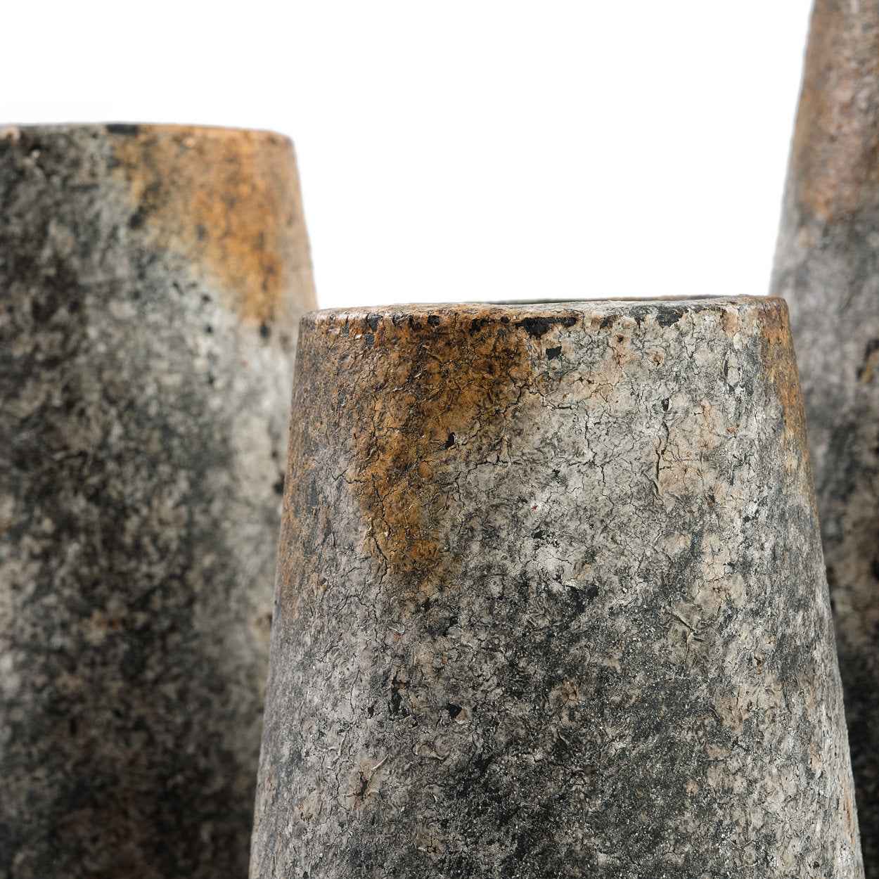Bambua Spooky vaso terracotta grigio antico M