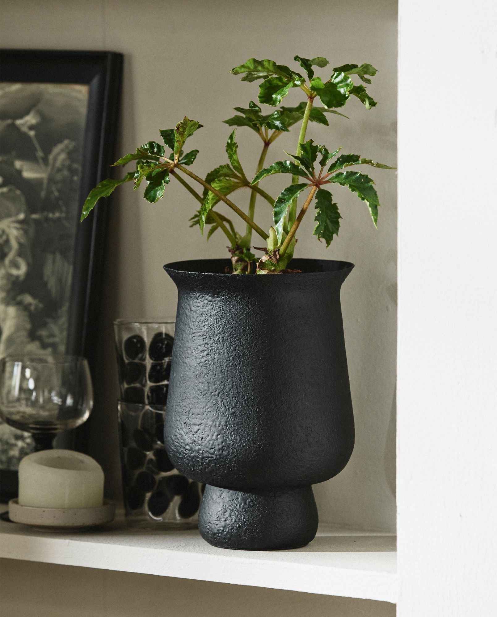 Bambua Adony vaso da interno nero S