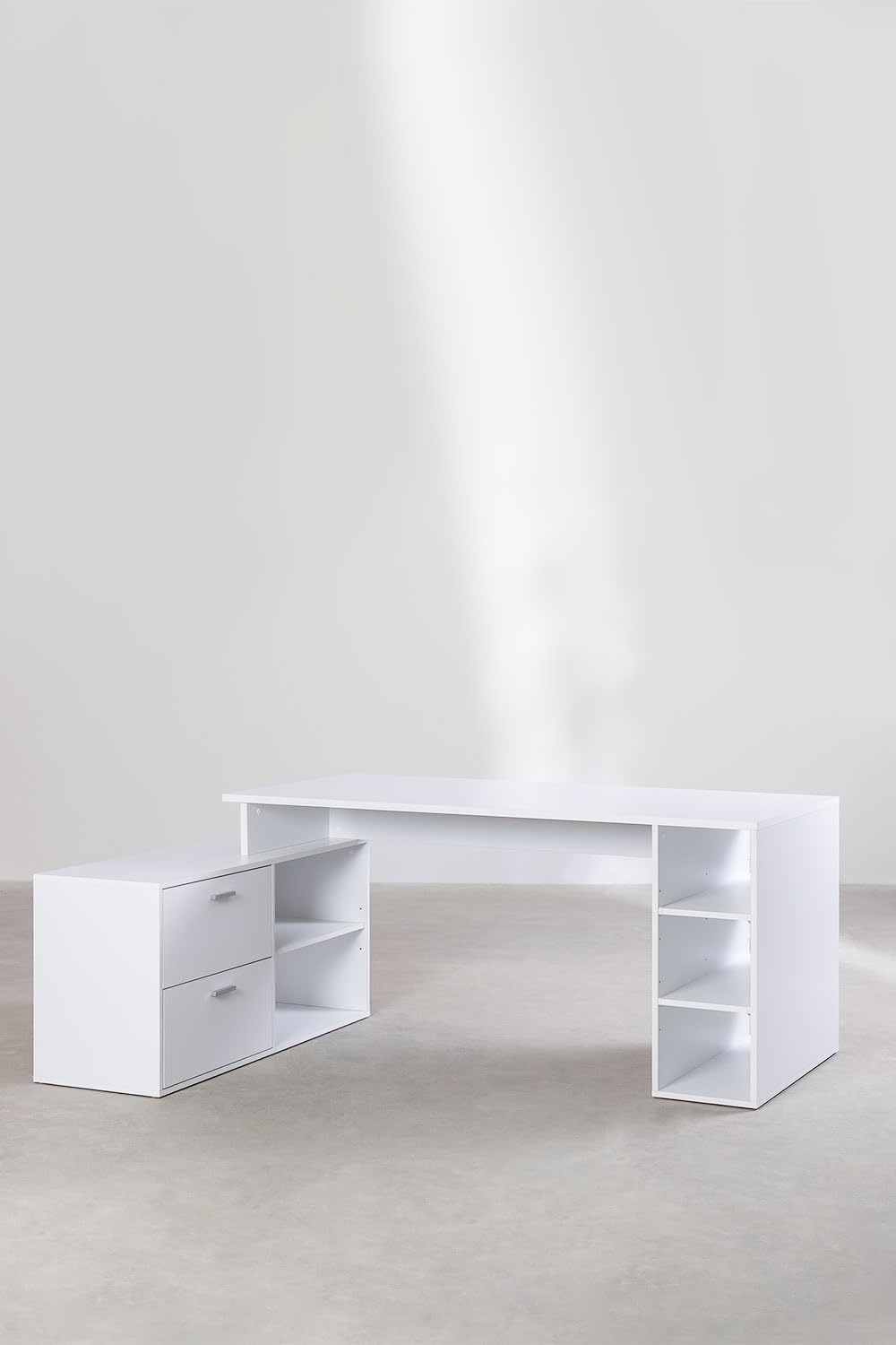 Sklum Taluk tavolo da ufficio in legno bianco