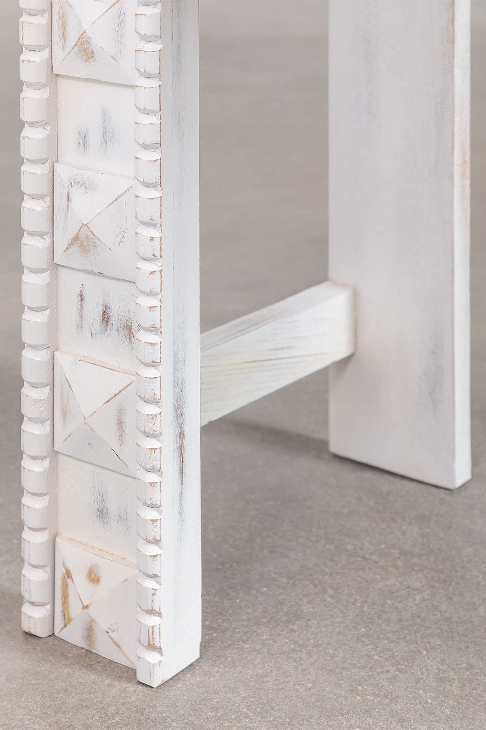 Sklum Kanat mobile ingresso legno mango bianco 120 cm