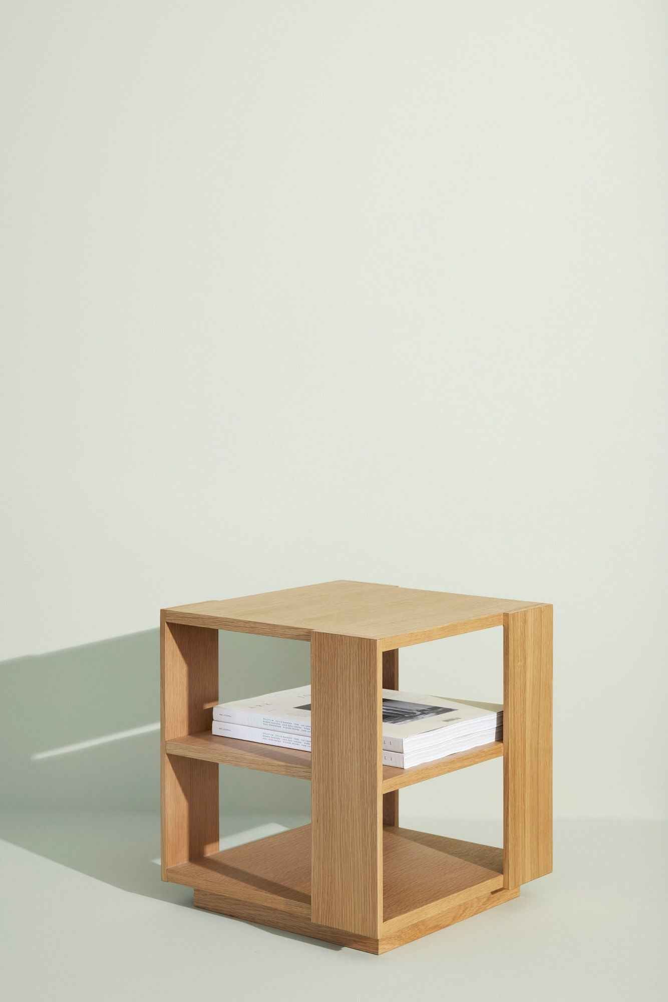 Bambua Merge tavolino rovere naturale 37x37 cm
