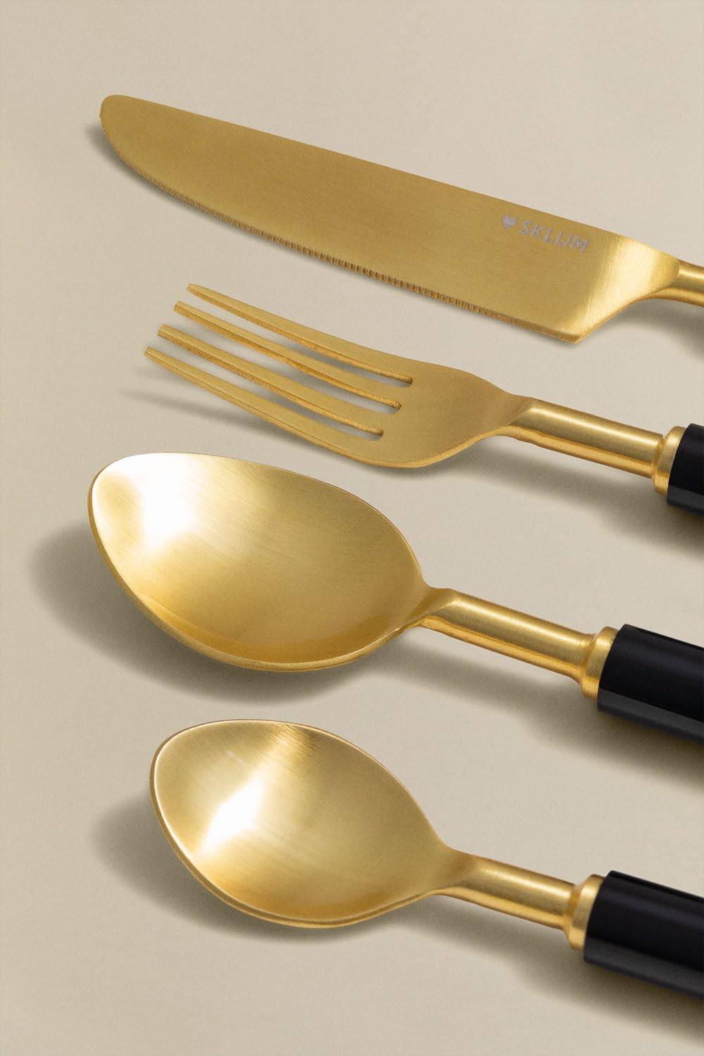 Sklum Lebland set 4 posate in acciaio uso quotidiano