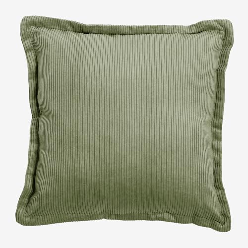 Sklum Kata Cuscino Quadrato 53x53 cm Velluto Verde Militare