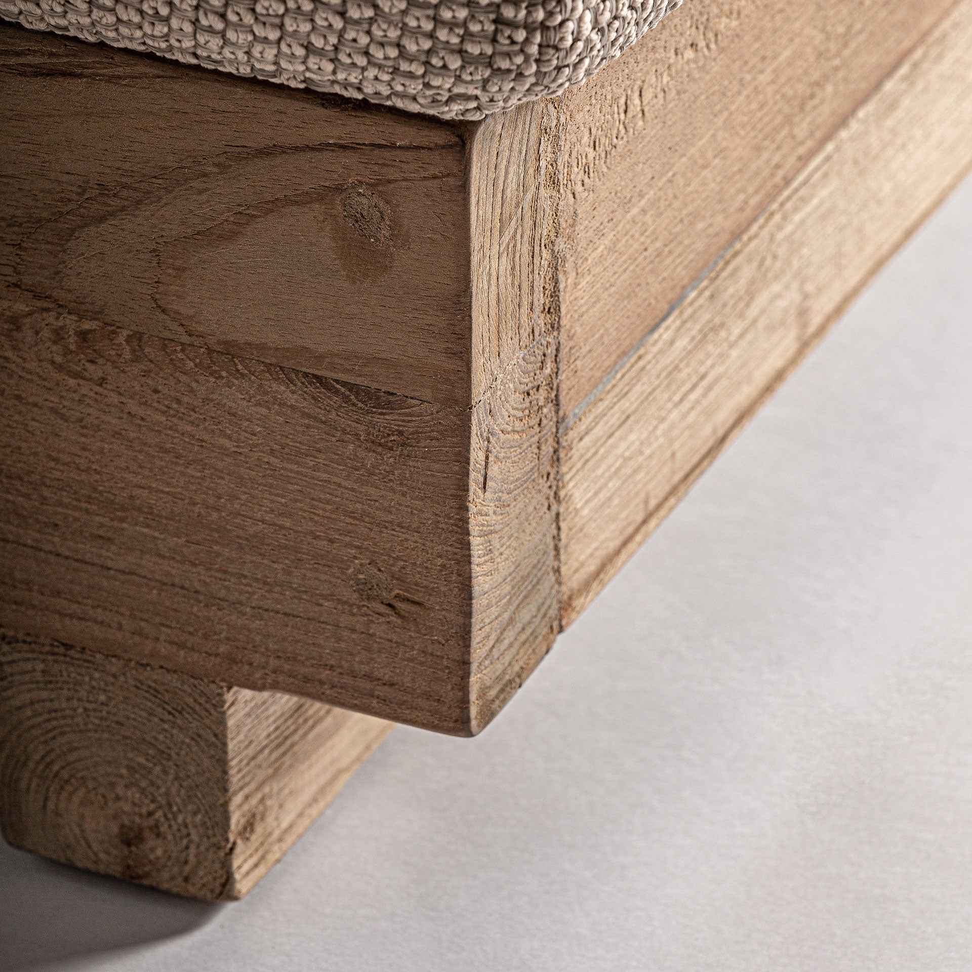 Bambua Pure lettino prendisole teak taupe