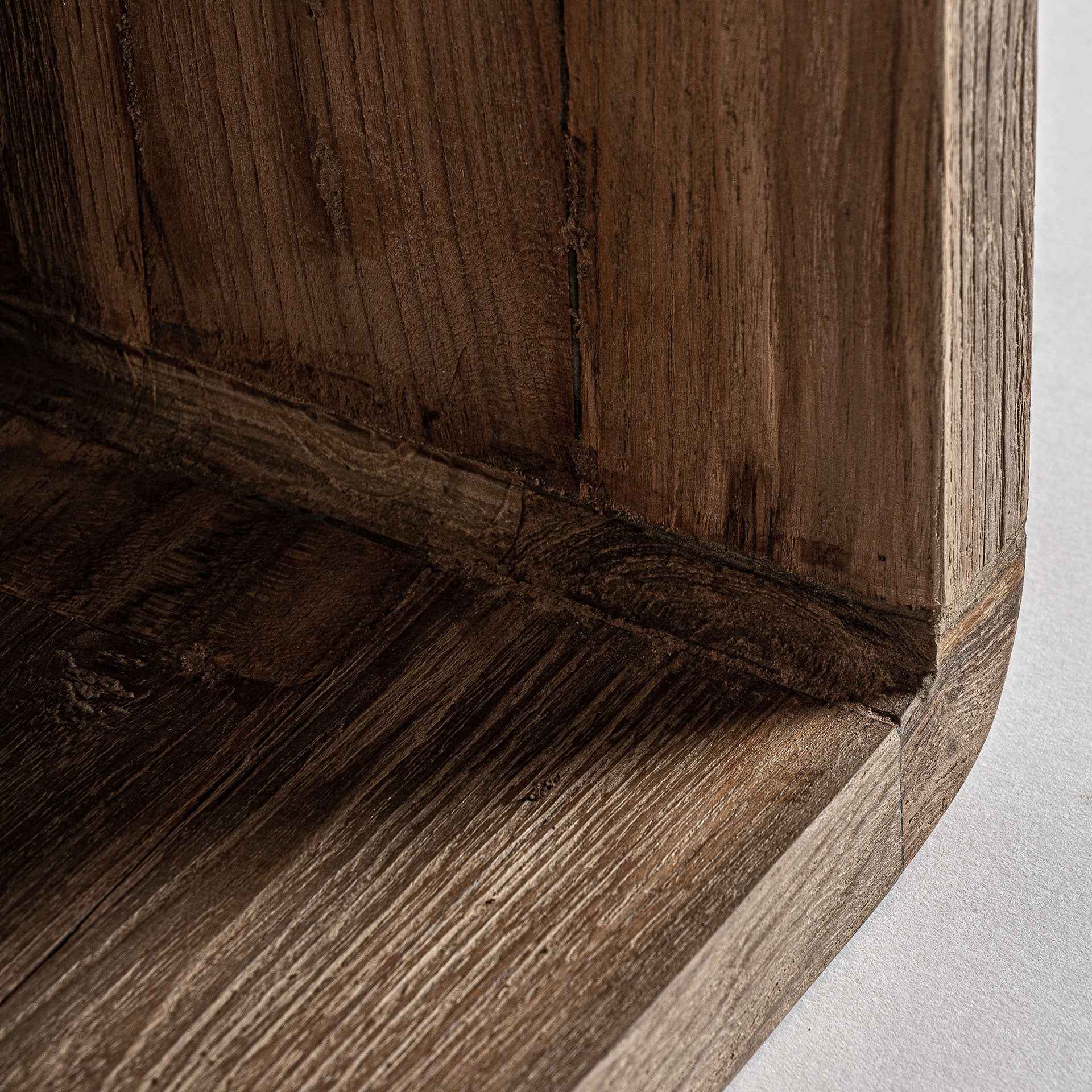 Bambua Corba Side Table tavolino teak riciclato