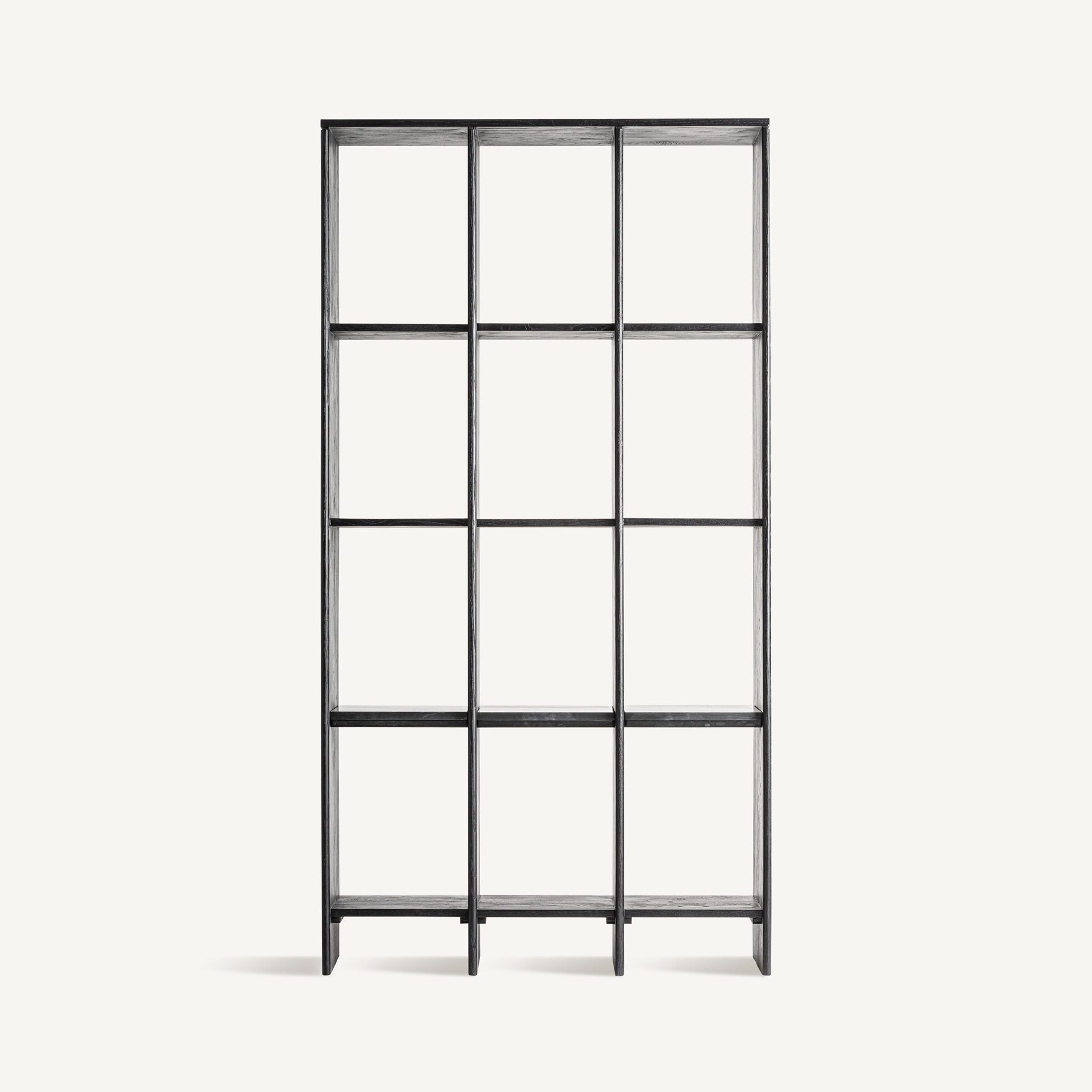 Bambua Nara libreria rovere nero marmo