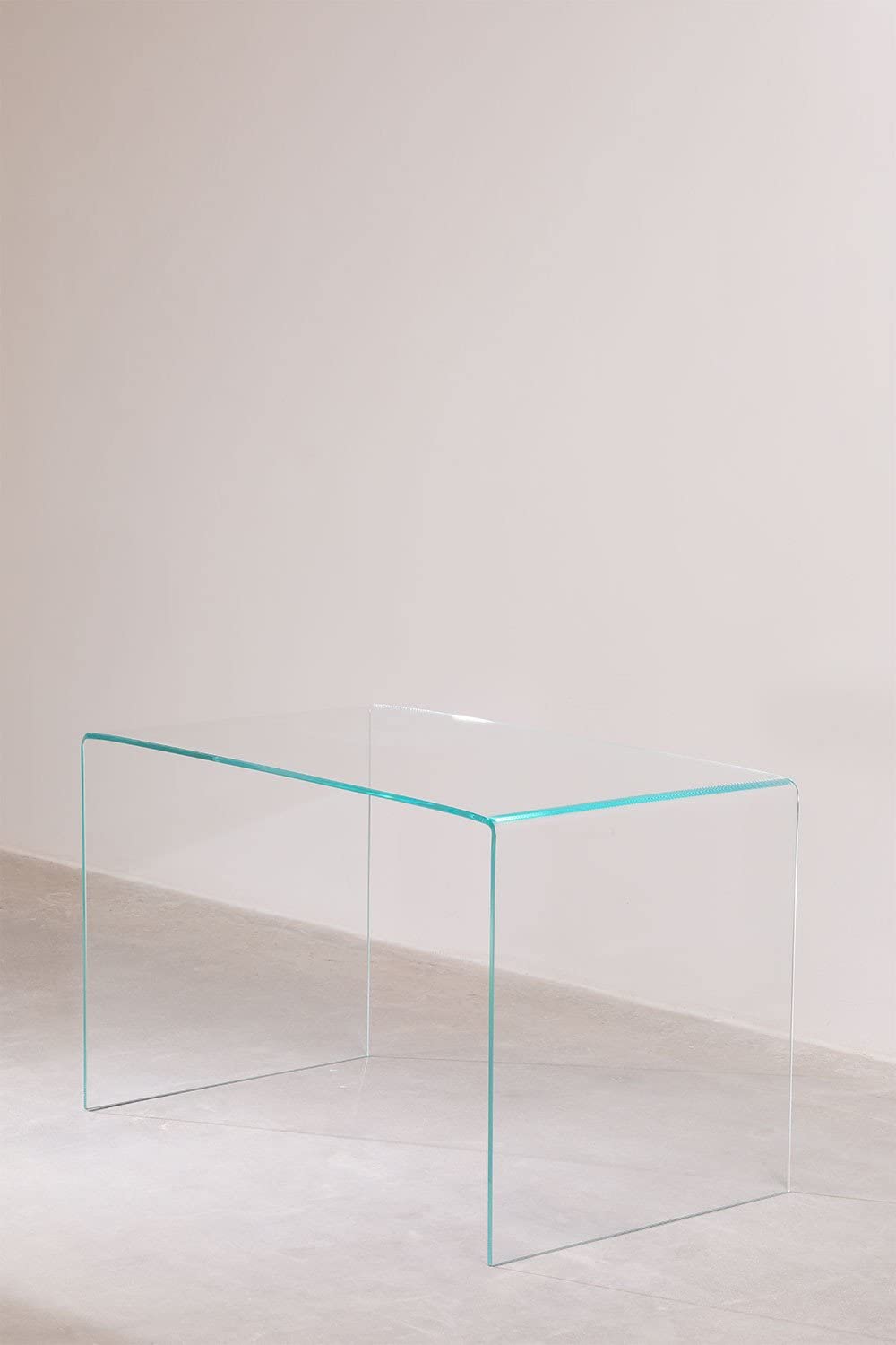 Sklum Hista scrivania vetro trasparente 124 cm