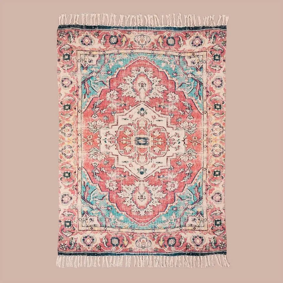Sklum Moraira plaid cotone multicolor 157x114 cm