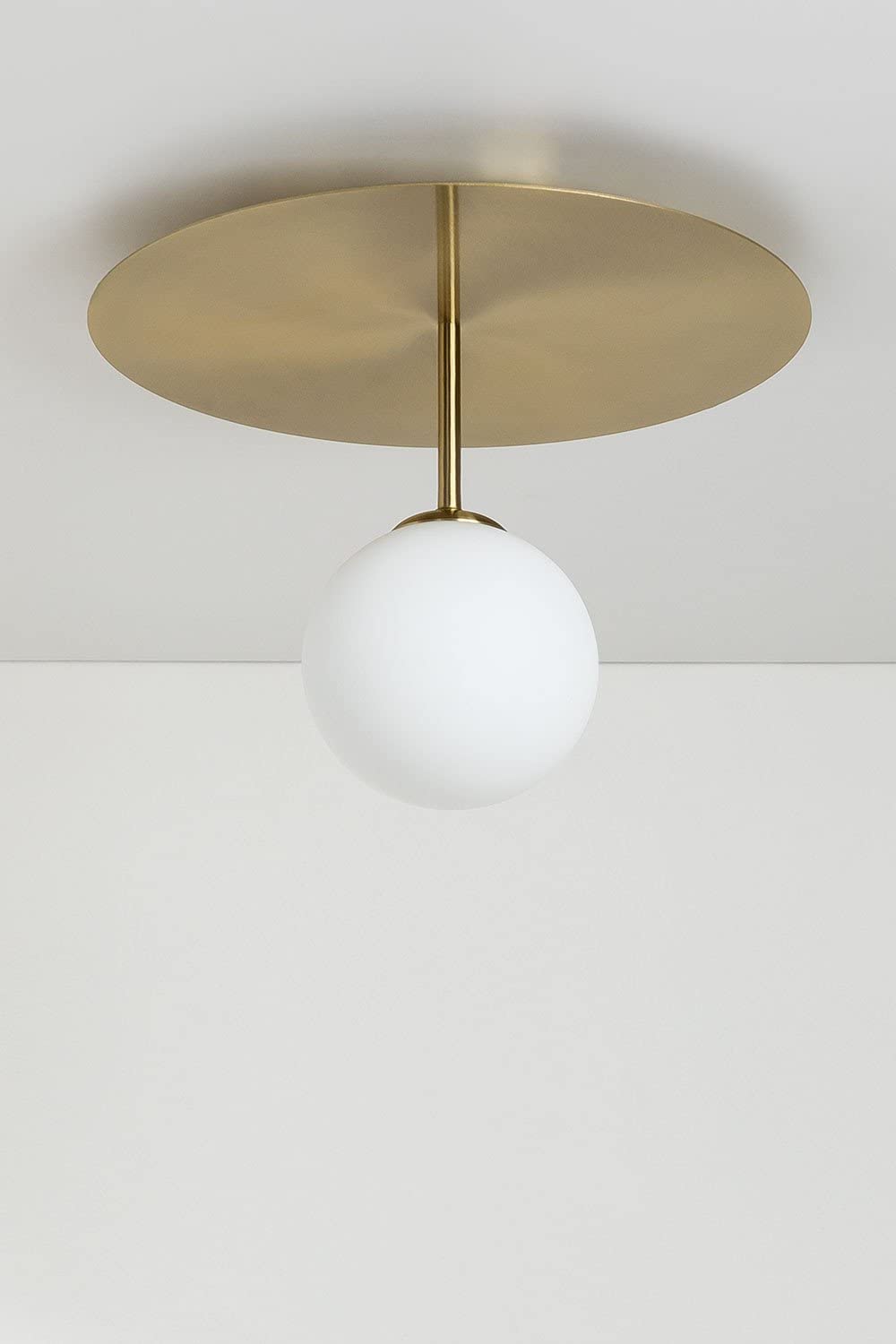 Sklum Uvol Plafoniera Vetro Sfera Cristallo D30 cm Ferro