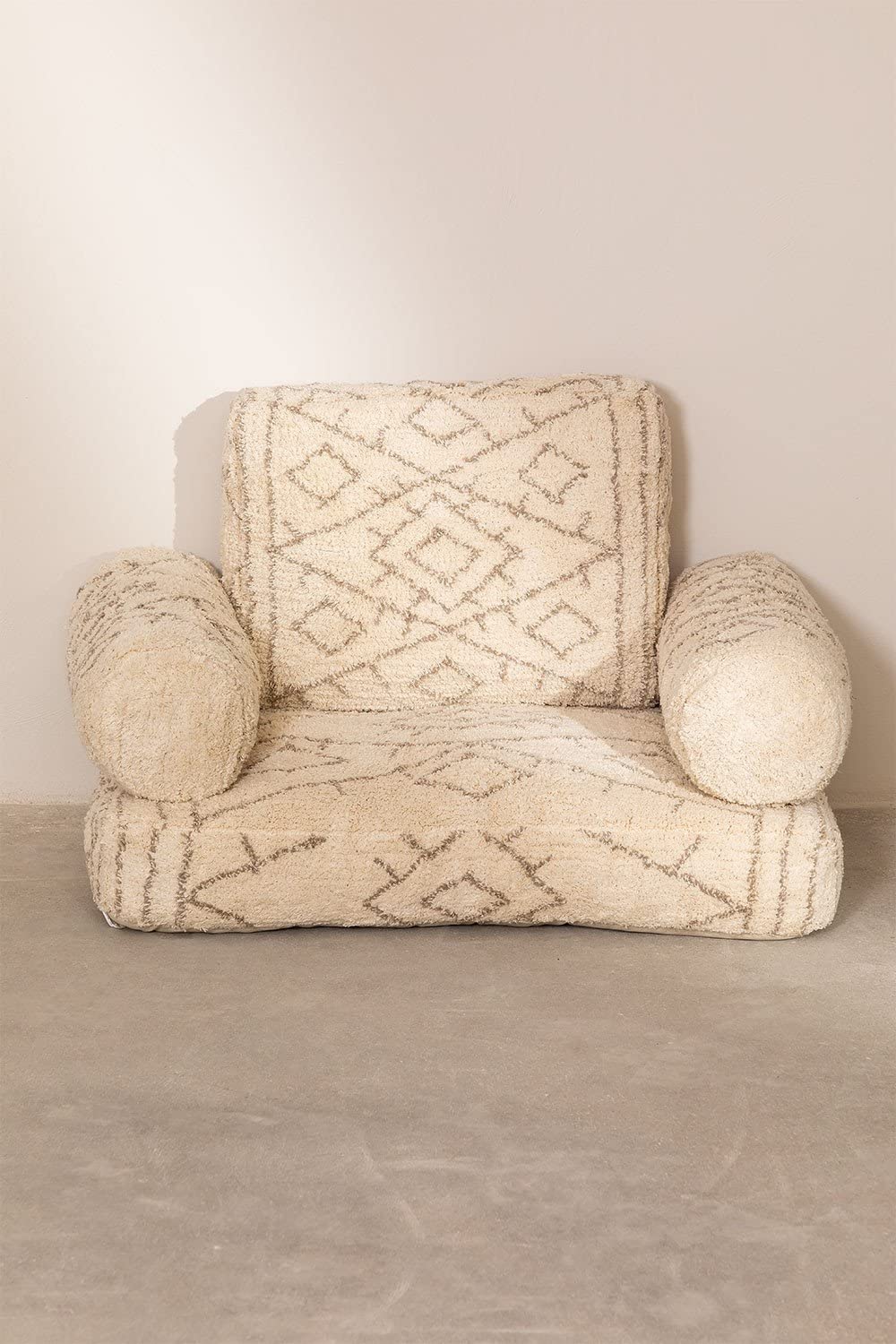 Sklum Abdul set 4 cuscini cotone beige crema etnico