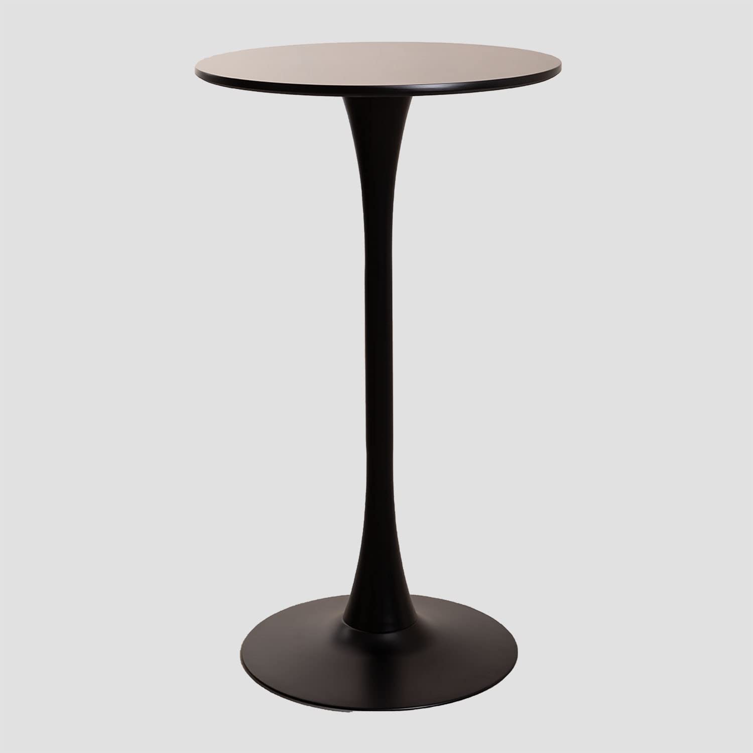 Sklum Ivet Style tavolo alto rotondo Ø60 cm nero