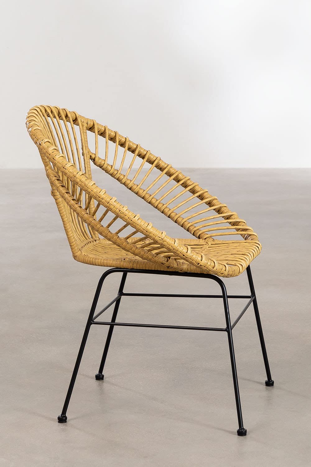 Sklum Koa sedia da giardino rattan naturale