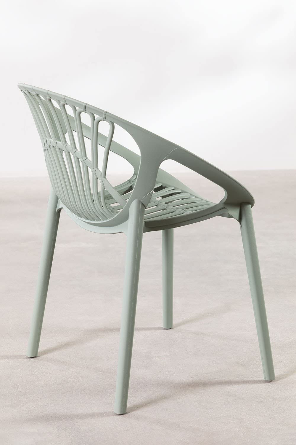 Sklum Tammi sedia da giardino impilabile Celadon