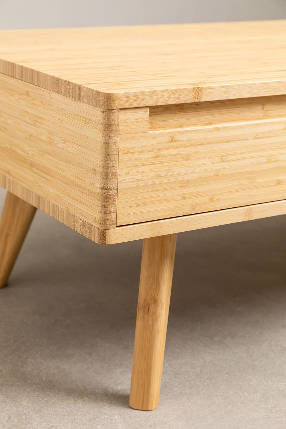 Sklum Gian Natural tavolino in bambù 120 cm