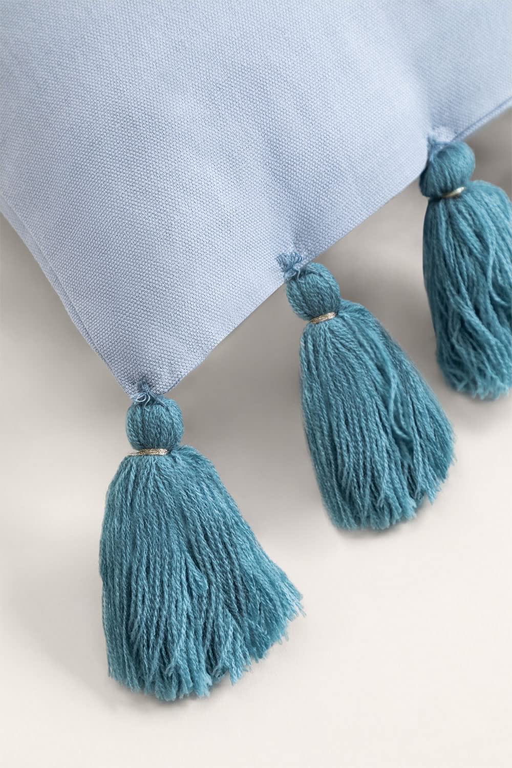 Sklum Tuis cuscino quadrato 40x40 blu cotone