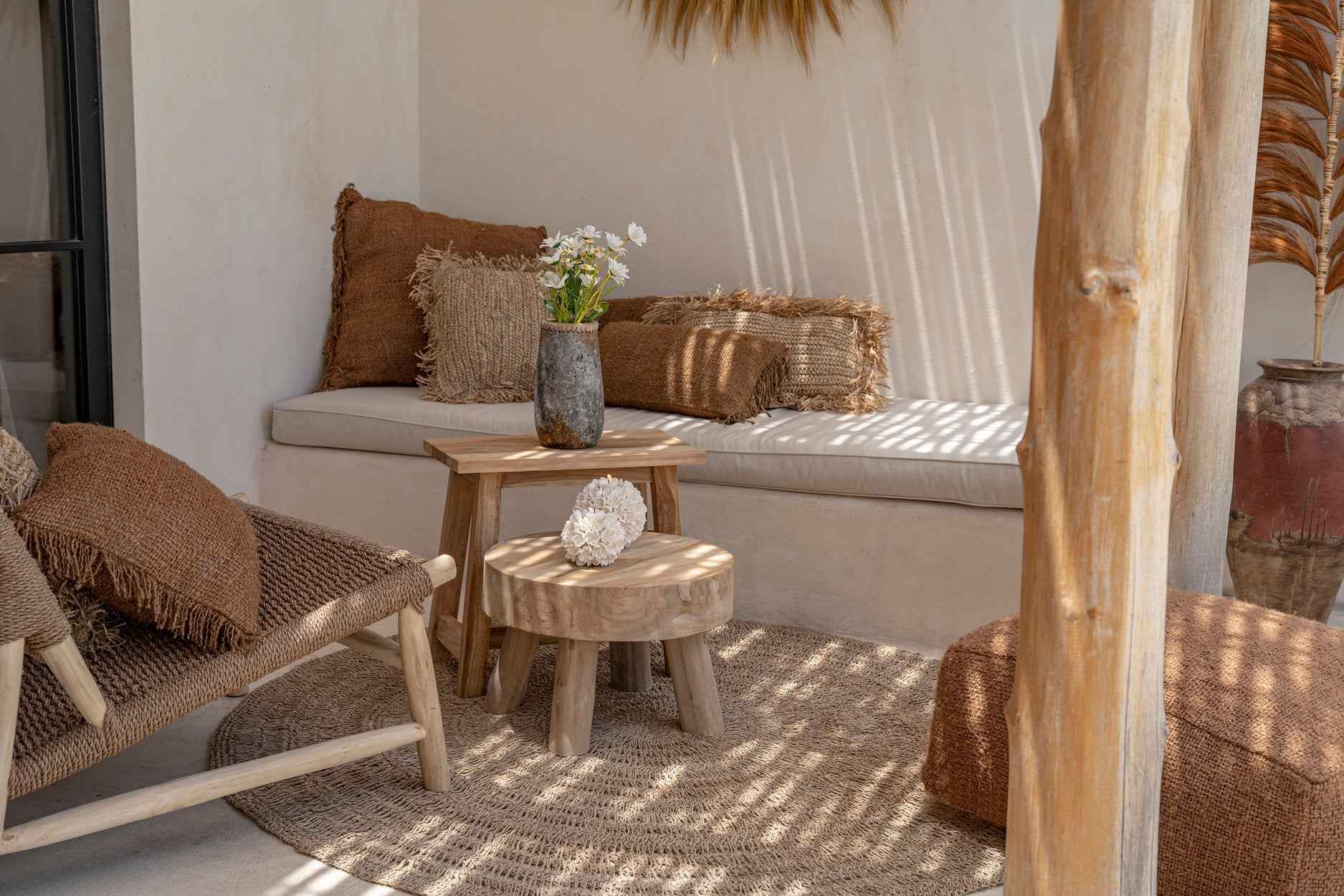 Bambua Oh My Gee federa cuscino marrone 40x40 cotone