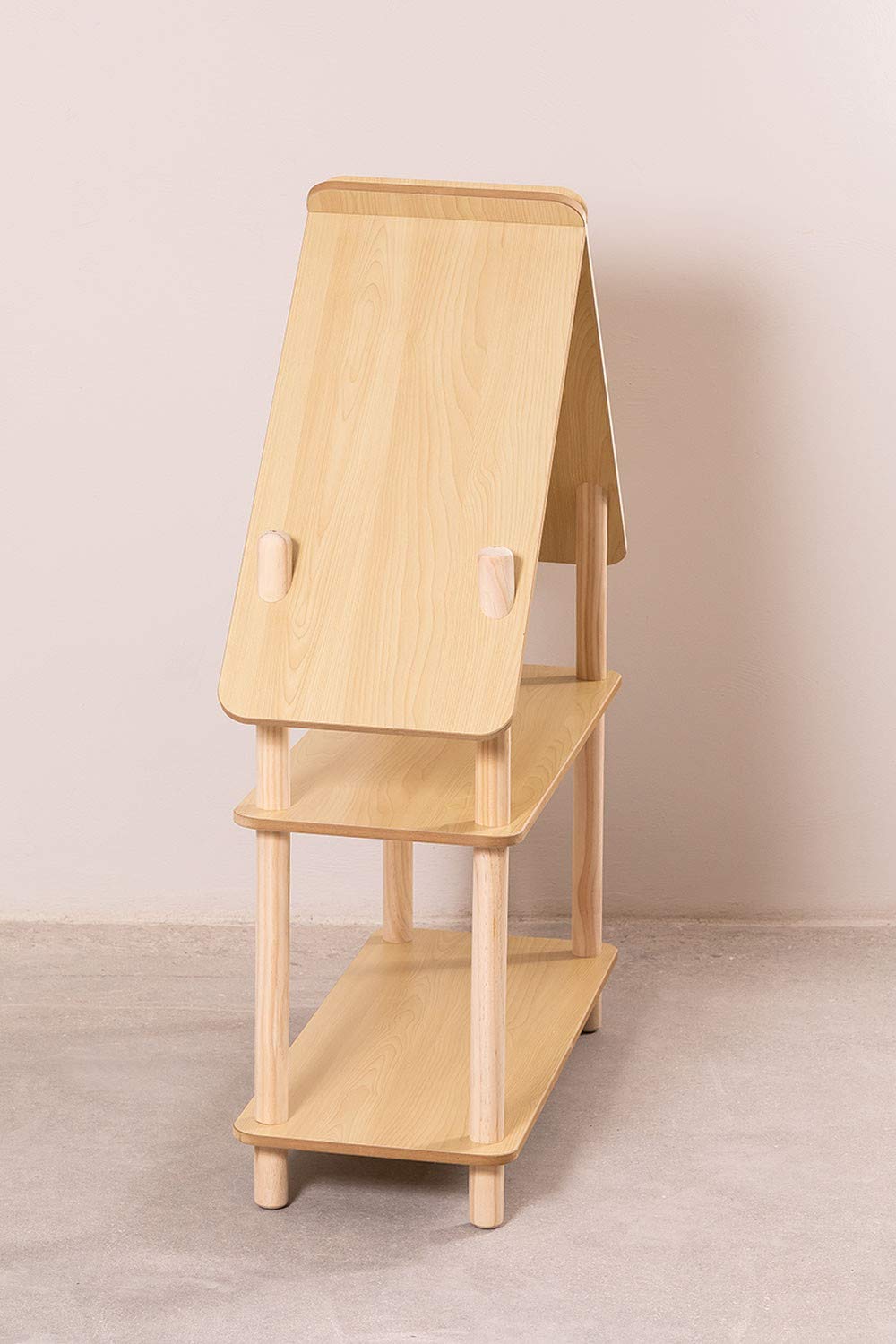 Sklum Zita Kids Mensola Legno 2 Ripiani Naturale