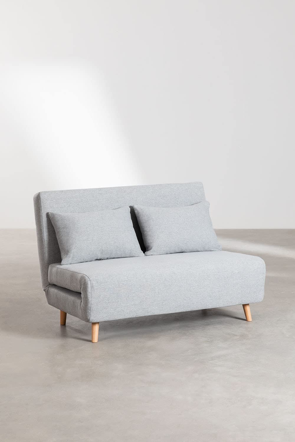 Sklum Elen Essentials Divano Letto 2 Posti in Tessuto con Cuscini