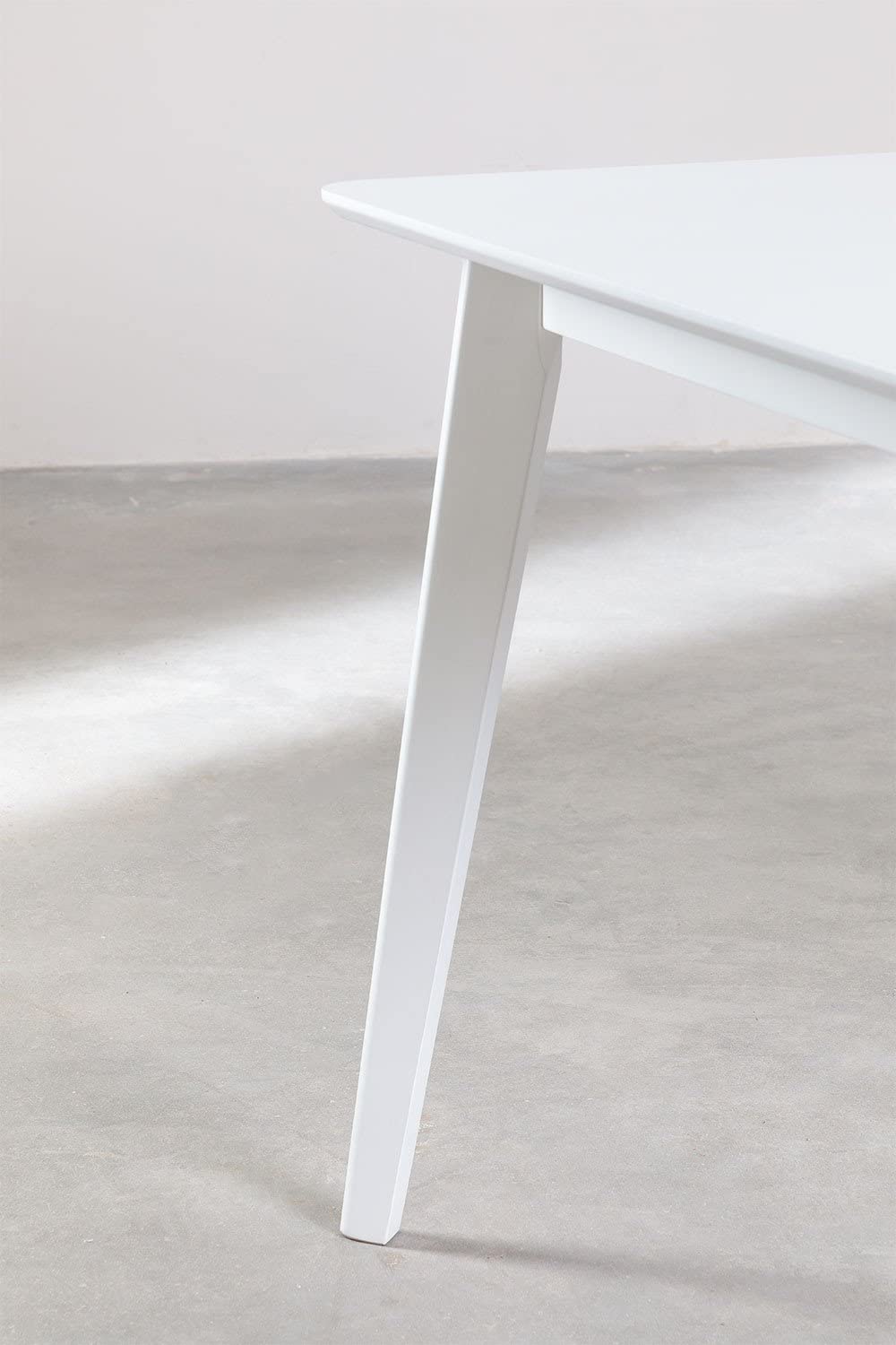 Sklum Kerhen tavolo da pranzo quadrato 100x100 cm bianco