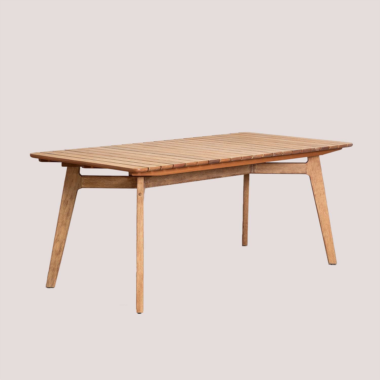 Sklum Naele 180x90 cm tavolo da giardino rettangolare eucalipto