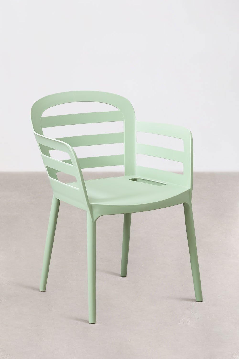 Sklum Gerum set 2 sedie giardino celadon con braccioli