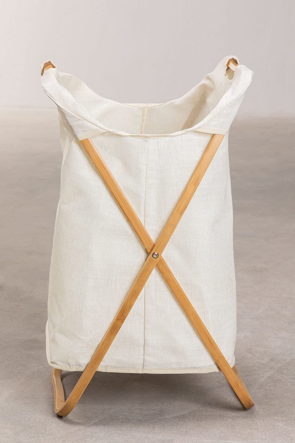 Sklum Brais Cesto Portabiancheria Bambù Pieghevole 10 kg