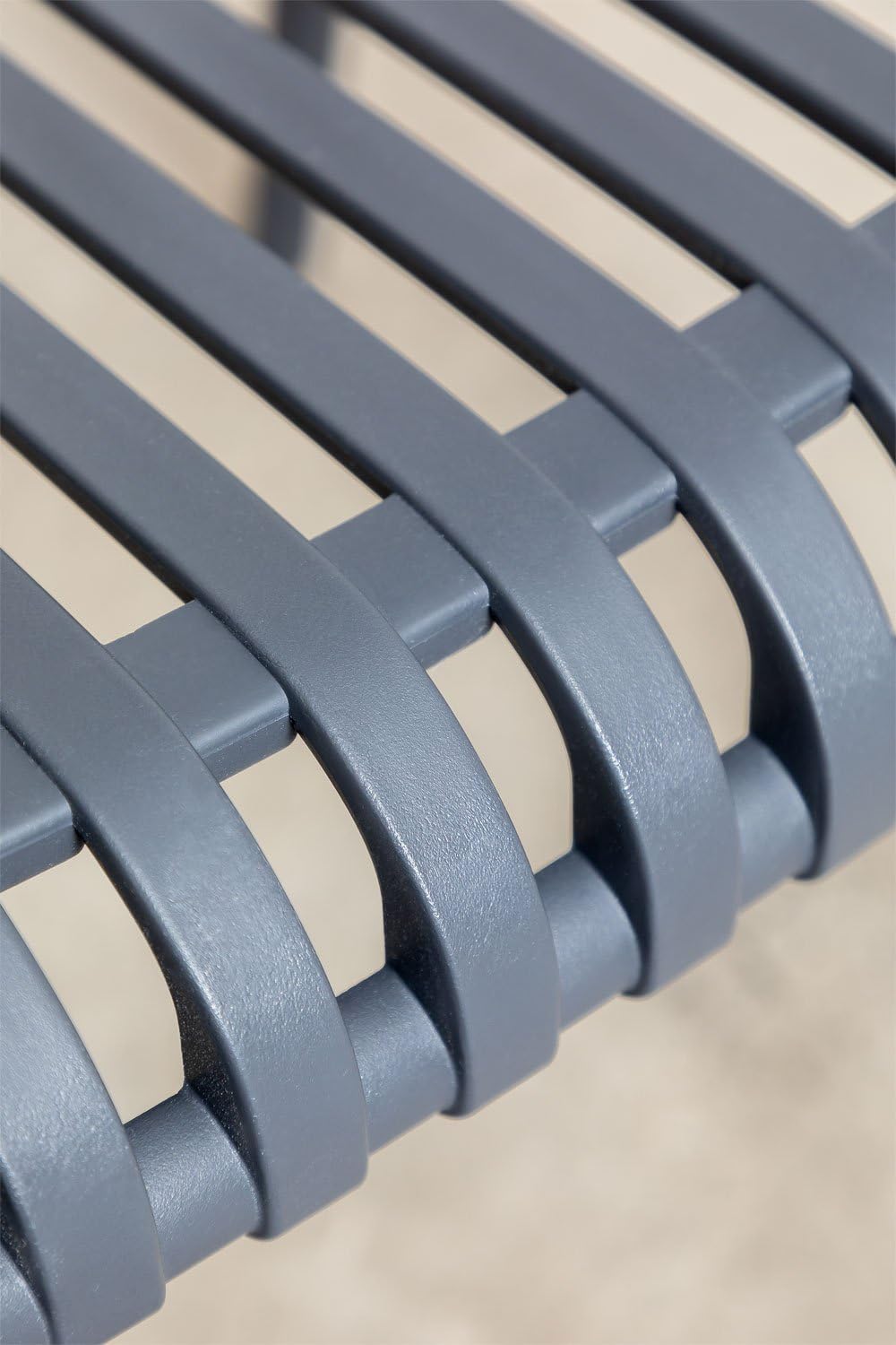 Sklum Wendell Sedia da Giardino con Braccioli Antracite Anti UV