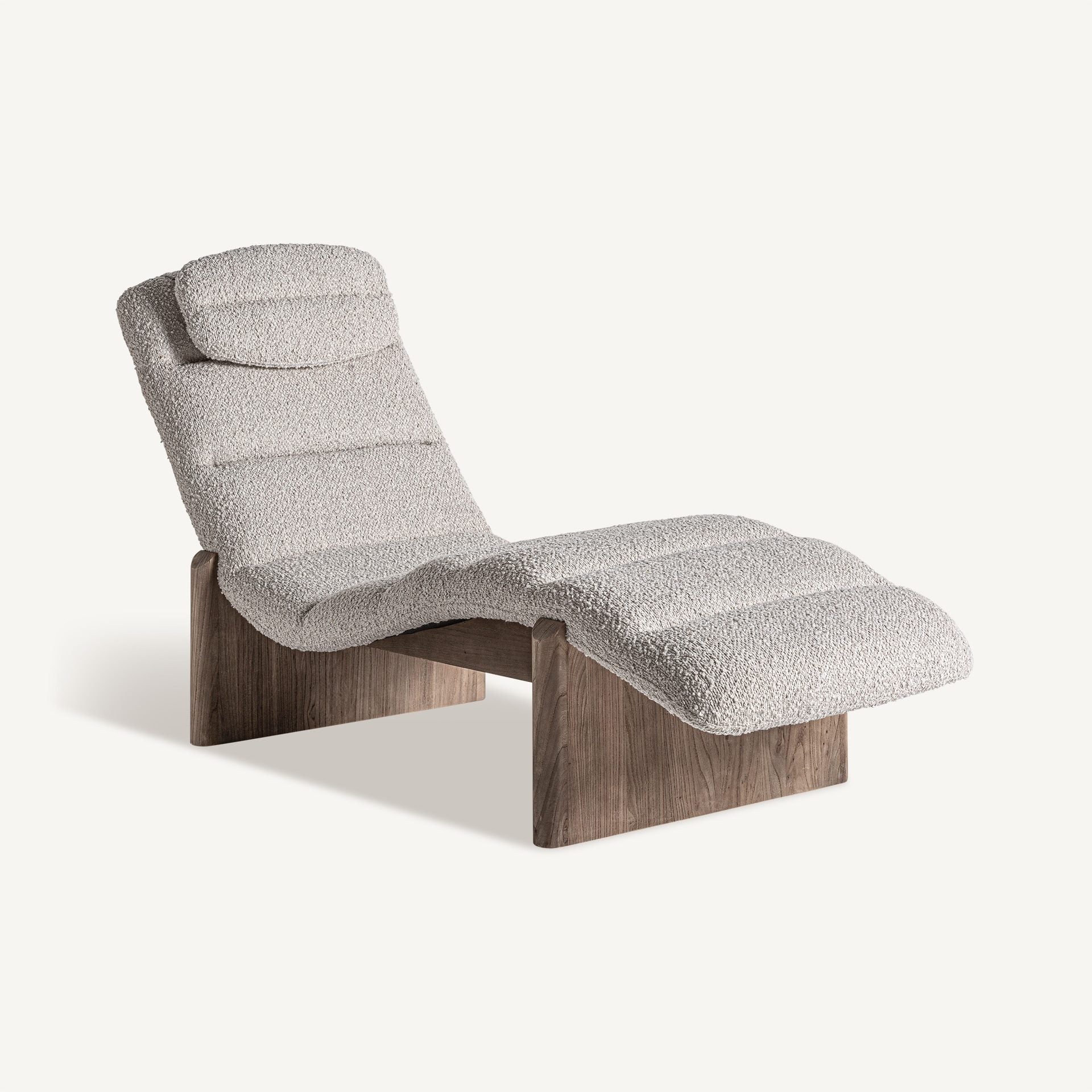 Bambua Jacquard Chaise Longue Bouclé Olmo