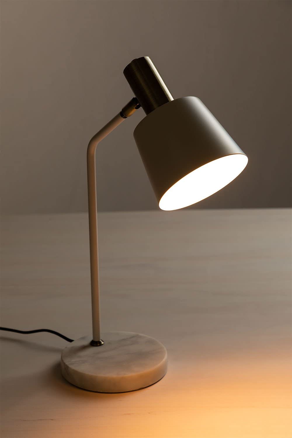Sklum Águeda lampada tavolo bianco ferro E14
