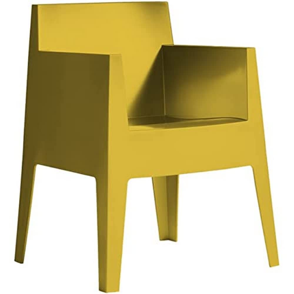 Driade Toy poltroncina bianca impilabile da esterno
