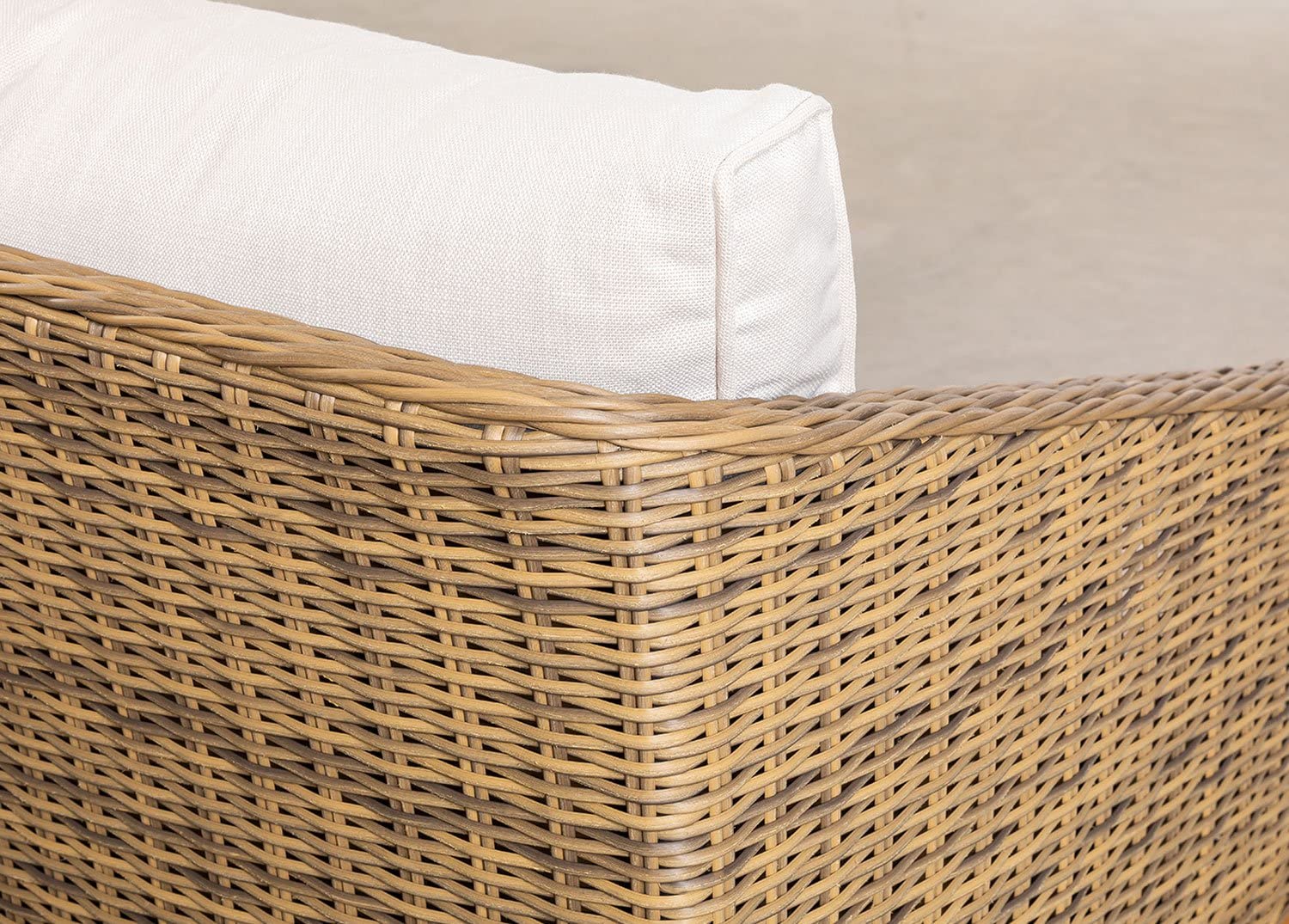 Sklum Denver set giardino rattan marrone 4 pezzi