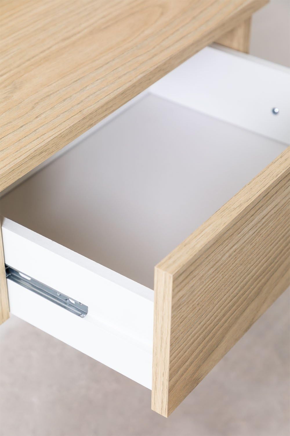 Sklum Caneto comodino sospeso con cassetto rovere 43 cm