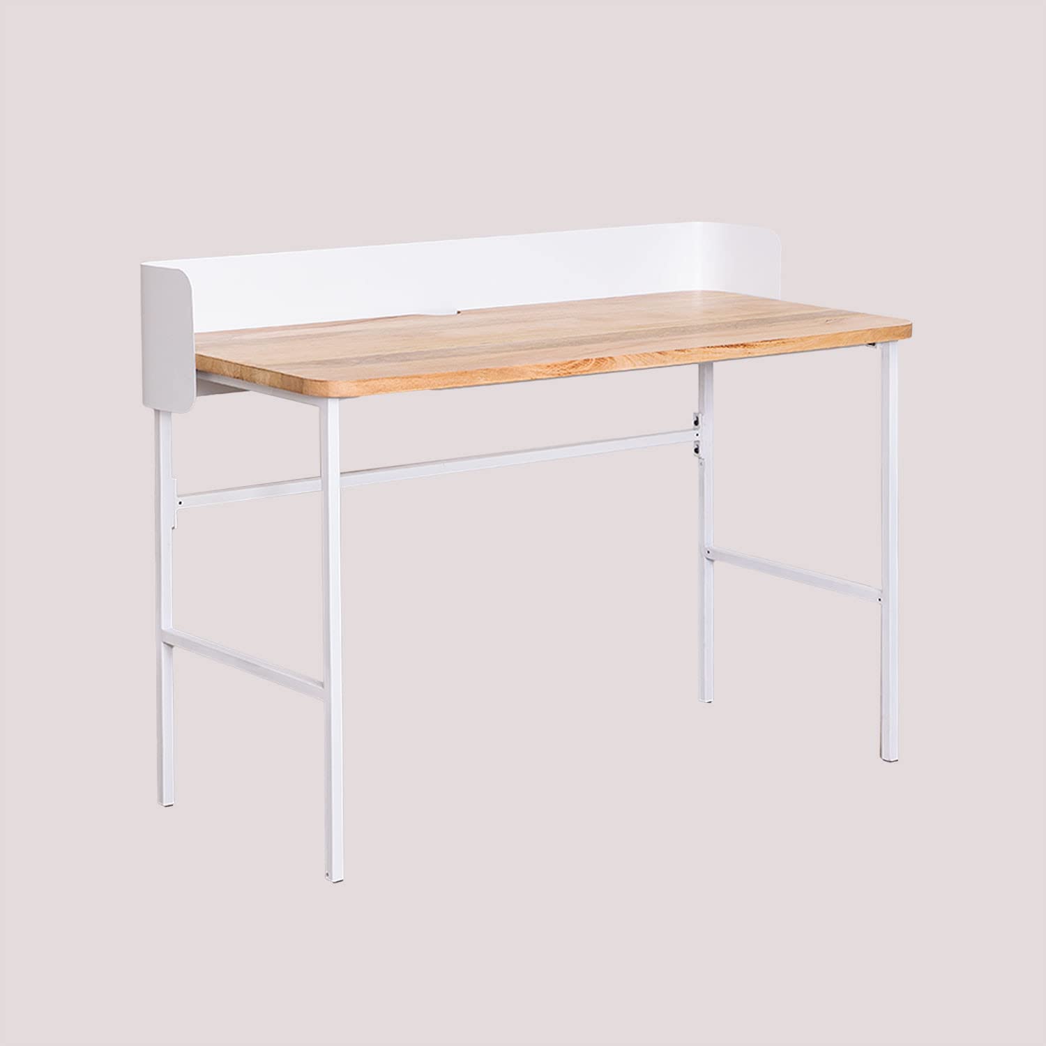 Sklum Verthia scrivania legno mango bianca 123 cm