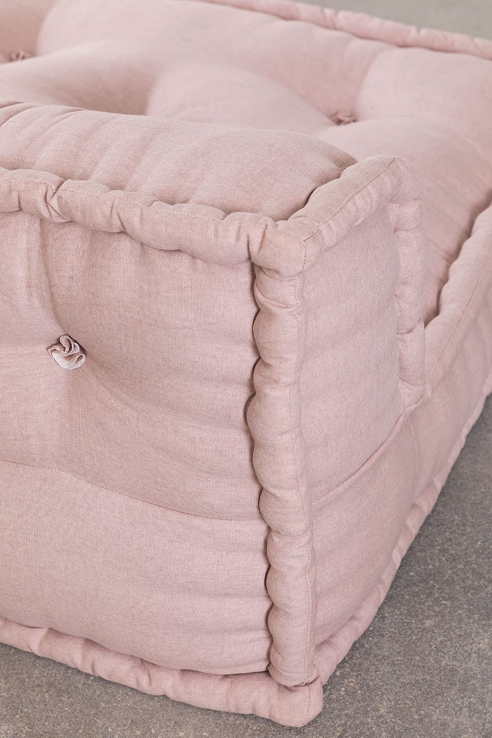Sklum Dhel divano centrale cotone rosa incarnato