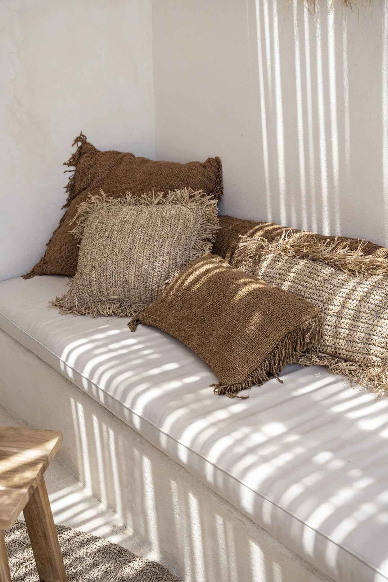 Bambua Oh My Gee federa cuscino cotone marrone 30x50