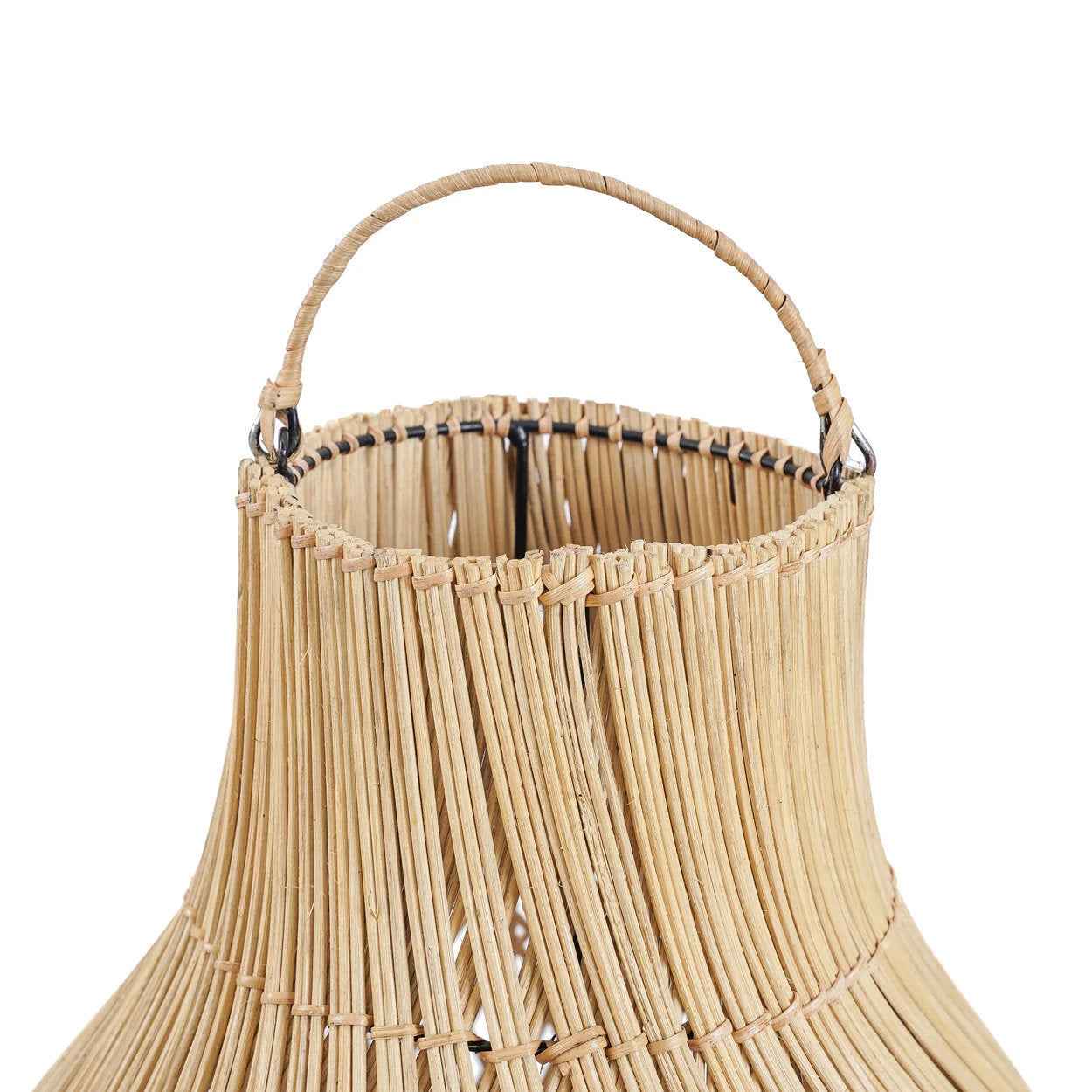 Bambua Kendi lampadario L naturale rattan