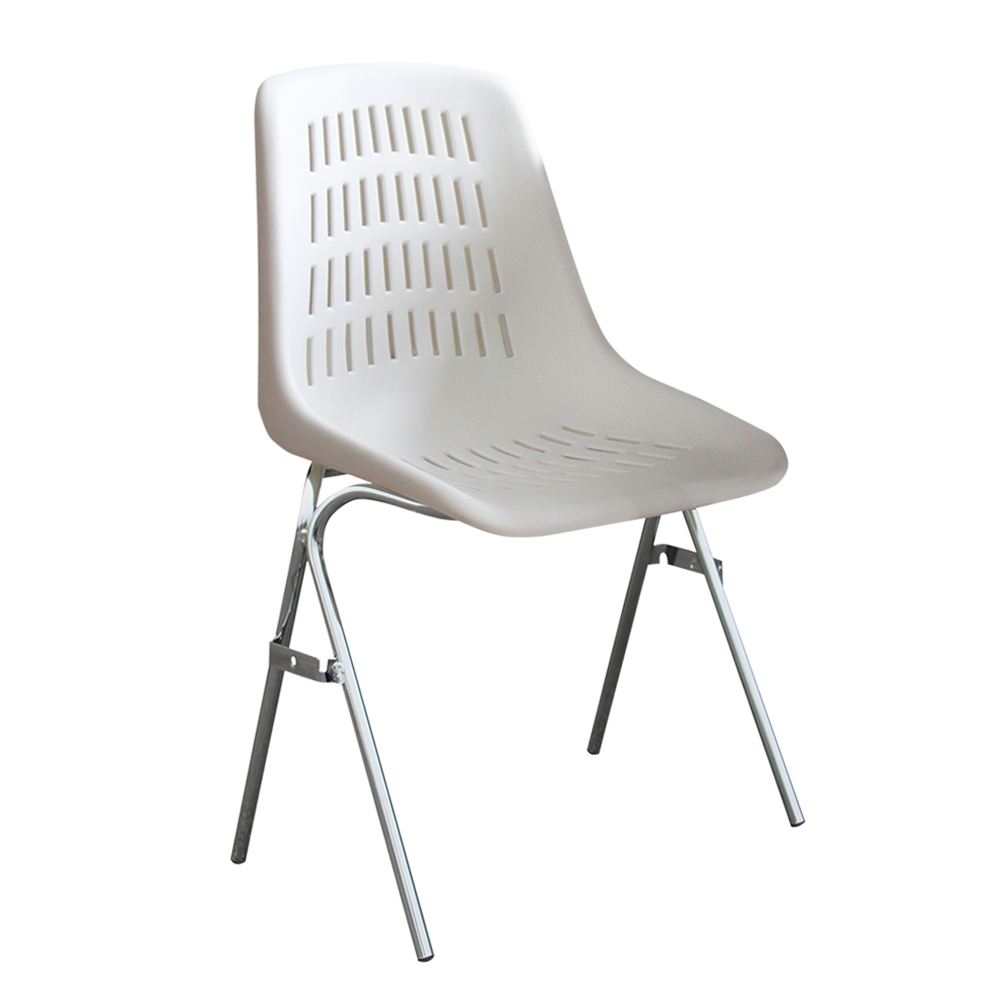 OMSI D6 sedia collettività 4 gambe con scrittoio