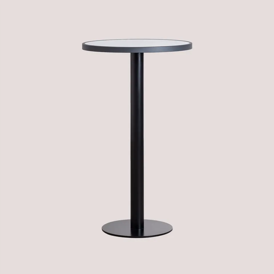Sklum Caramel tavolo bar alto gres Ø60 cm