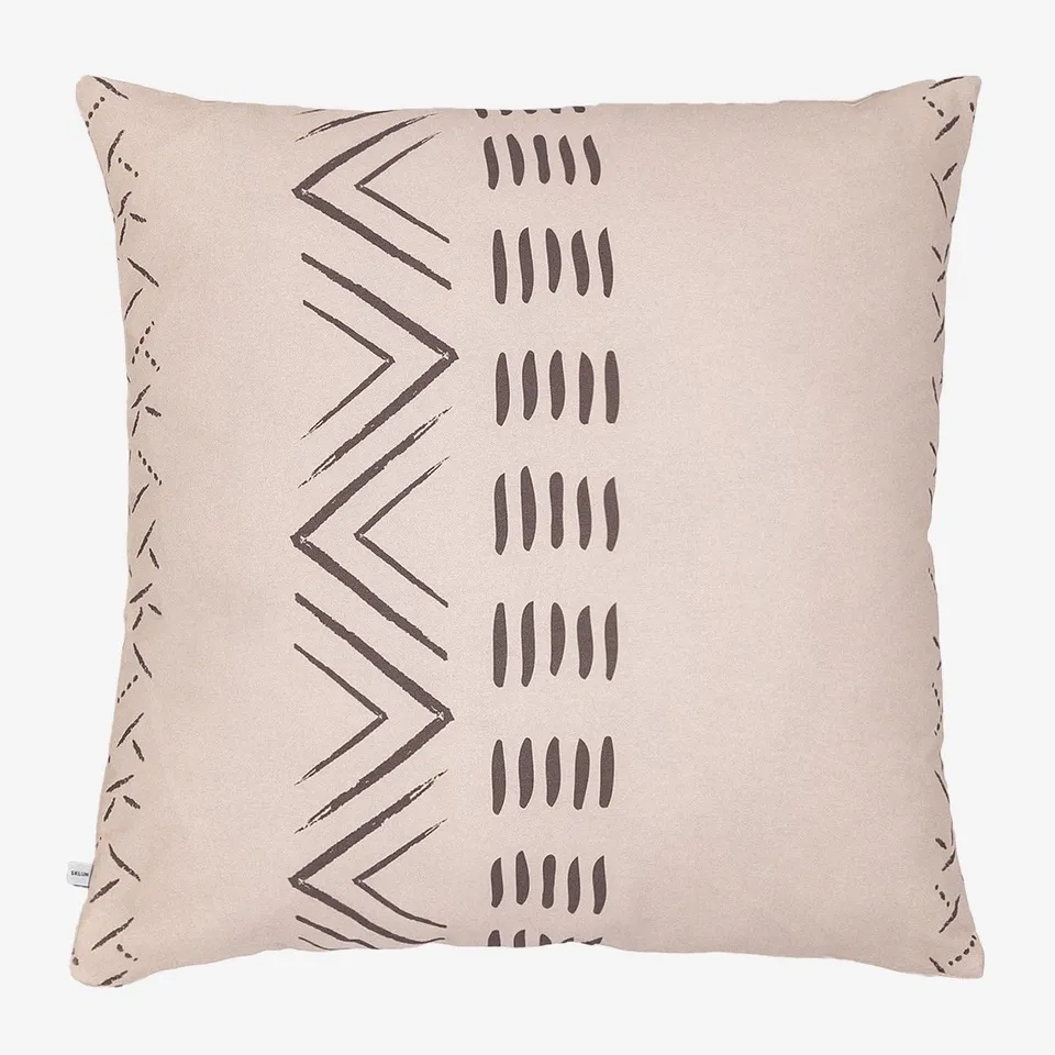 Sklum Yojary Style federa cuscino 60x60 beige lino cotone