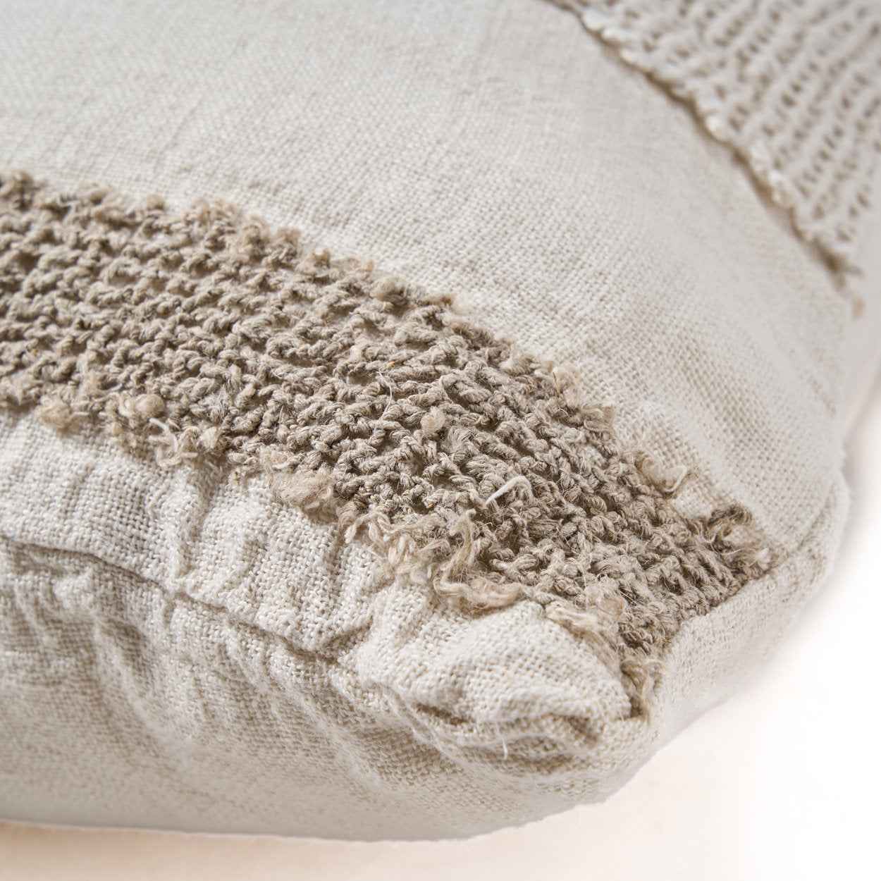 Bambua Linen Threads federa bianco naturale lino