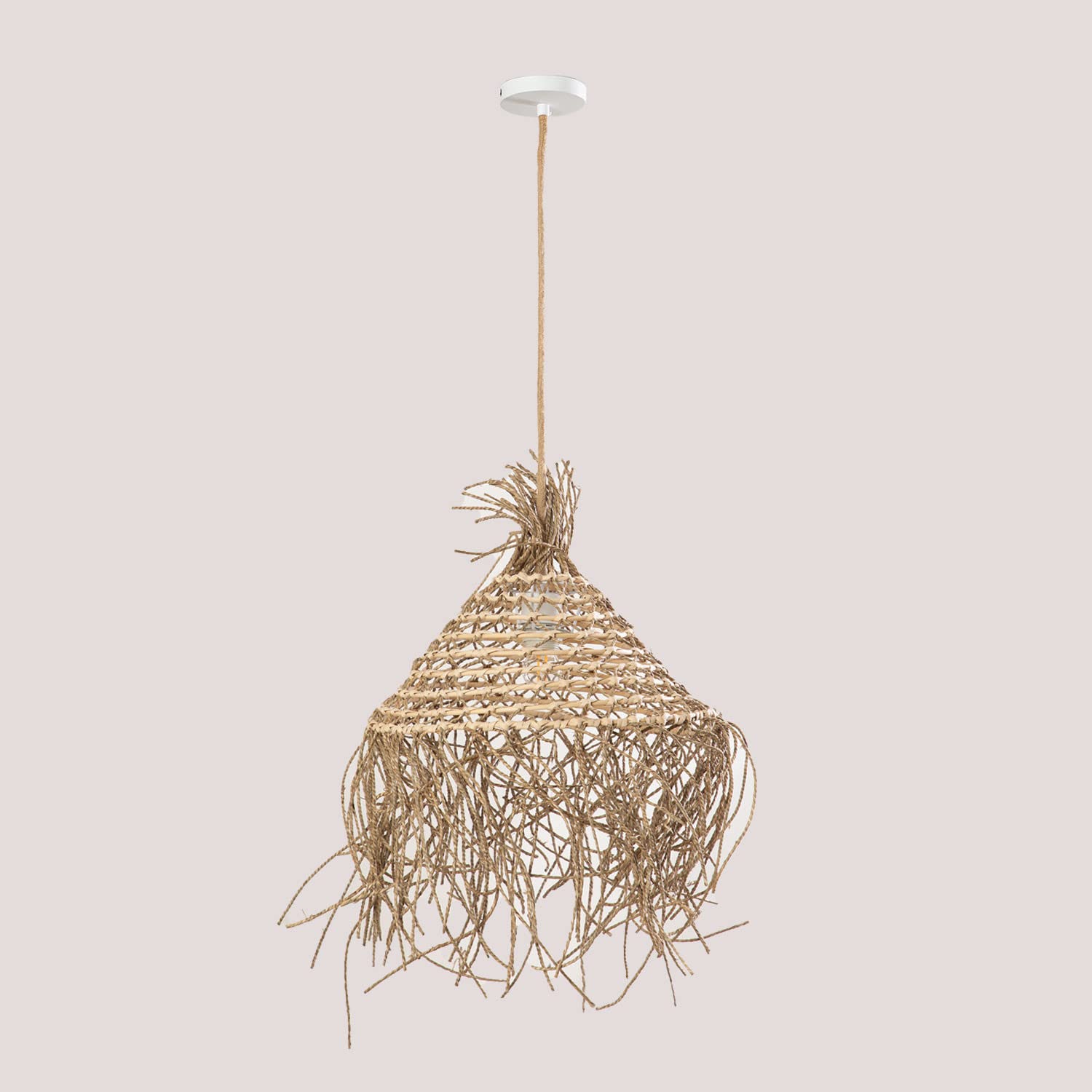 Sklum Beyker Lampada da Soffitto in Juta Ø40 cm