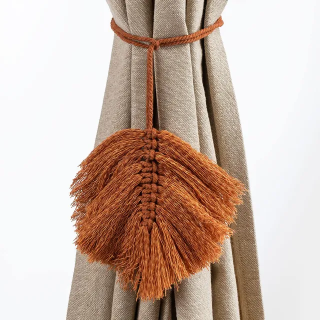 Sklum Katerina fermatende in cotone marrone cioccolato set 2